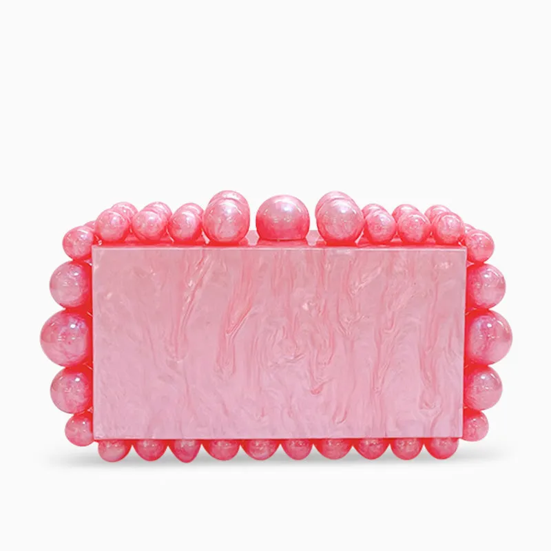 Cloud Clutch Bag in Acrylic