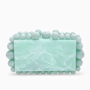 Cloud Clutch Bag in Acrylic