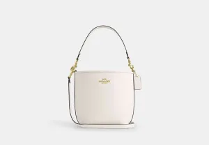 Coach City Bucket Bag Pebbled Leather-Gold-Chalk