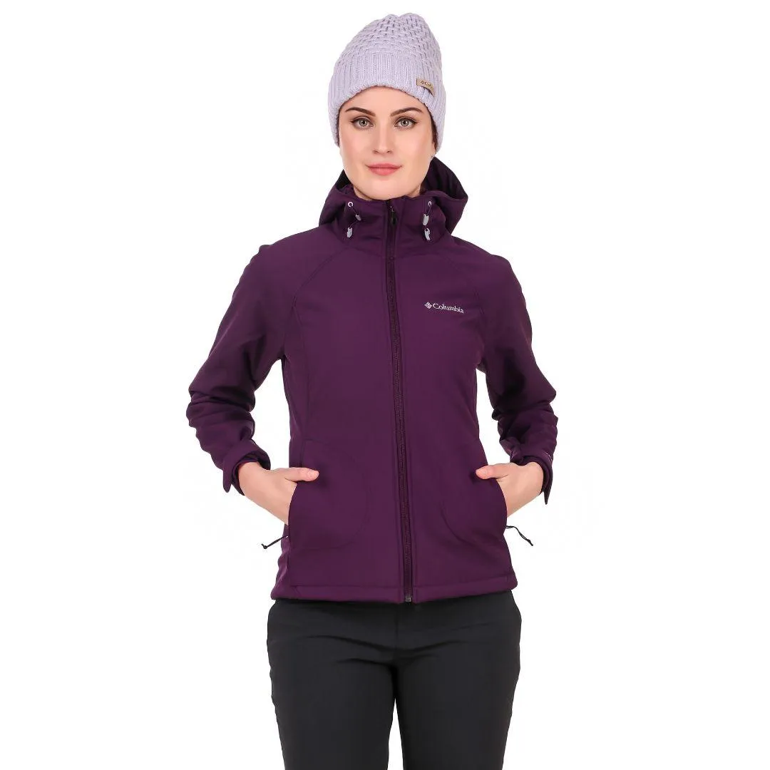 Columbia Women Purple Phurtec II Soft Shell Jacket