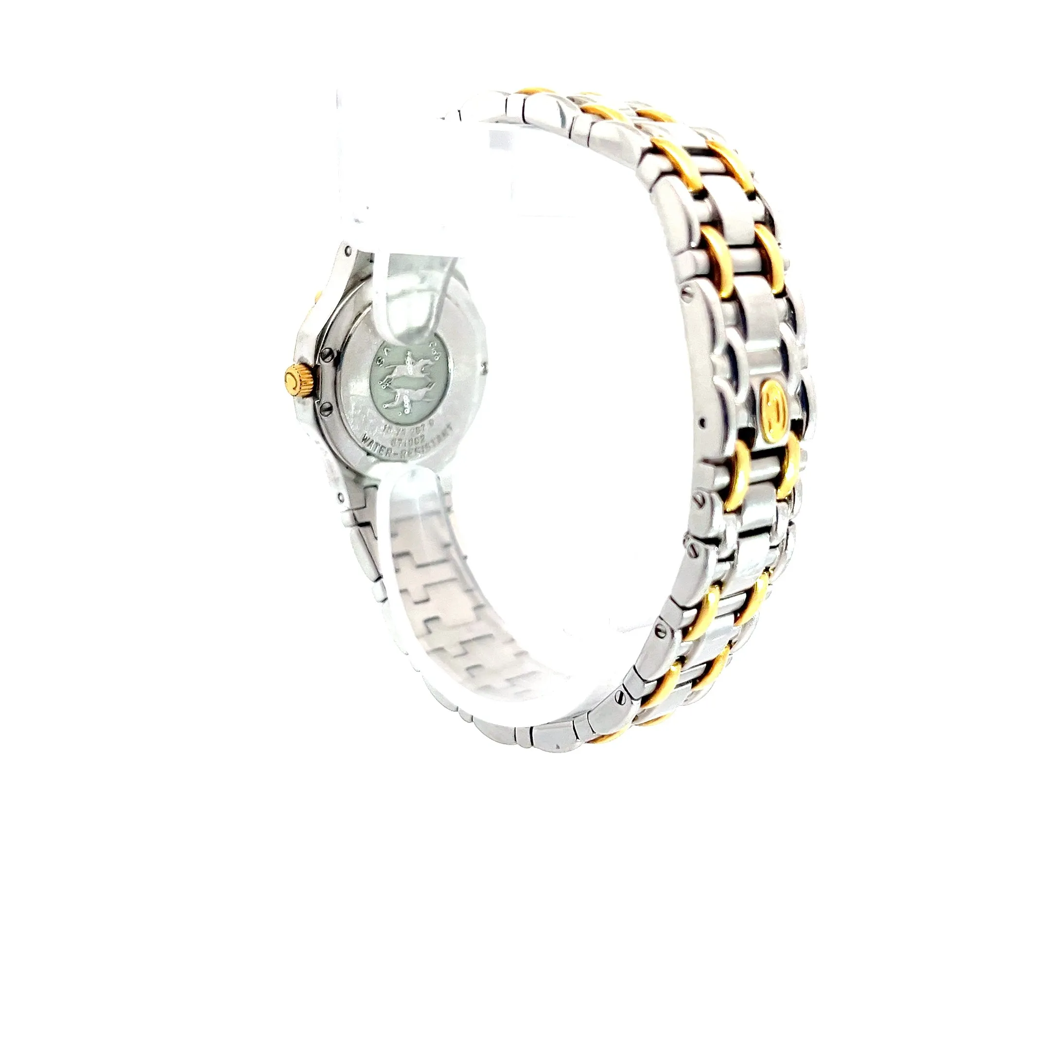 Concord Saratoga 18k Yellow Gold /Stainless Steel /Diamond Bezel /Creme Dial /Butterfly Clasp / 23mm / Quartz  Pre-Owed