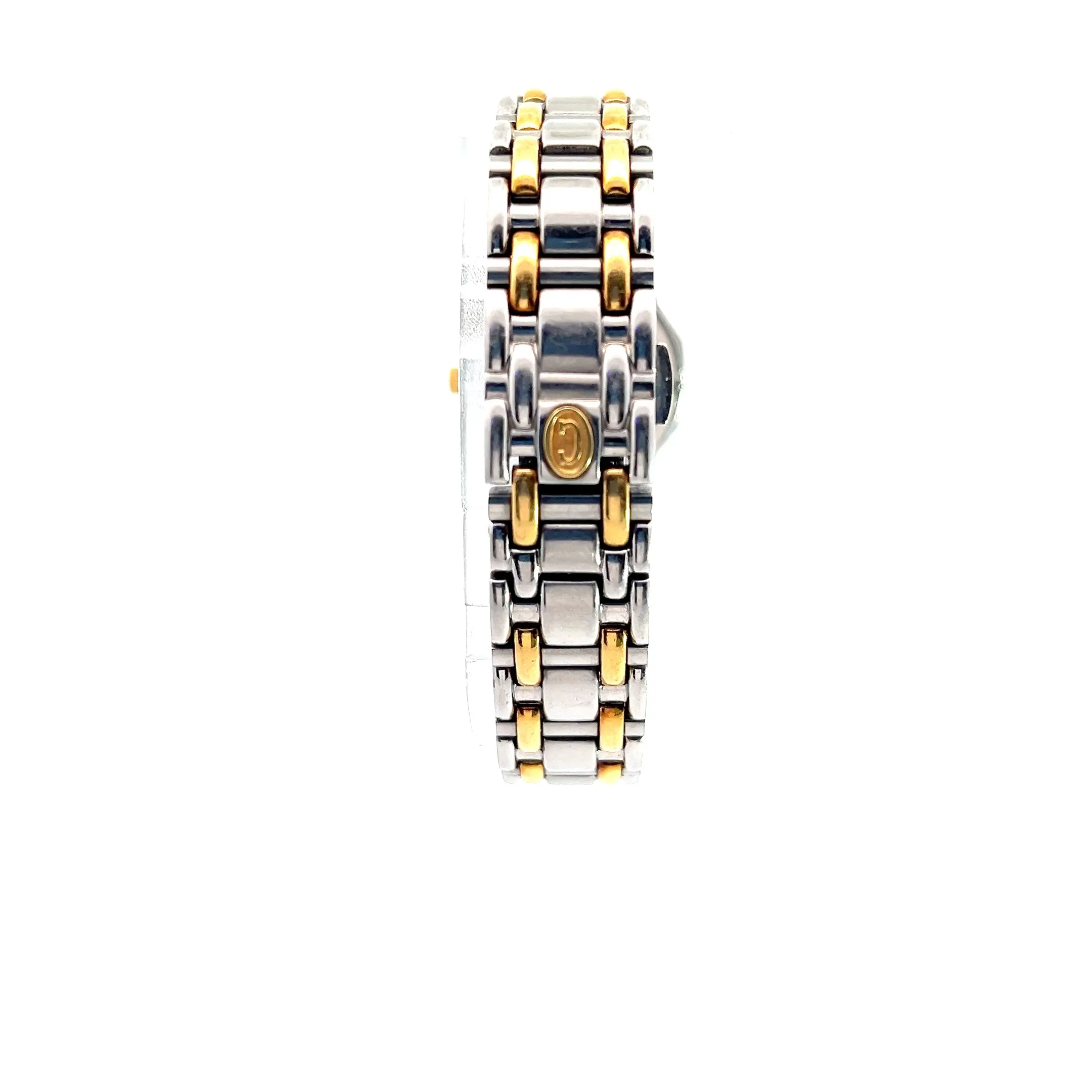 Concord Saratoga 18k Yellow Gold /Stainless Steel /Diamond Bezel /Creme Dial /Butterfly Clasp / 23mm / Quartz  Pre-Owed