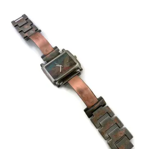 Copper Watch With Multi Color Dial