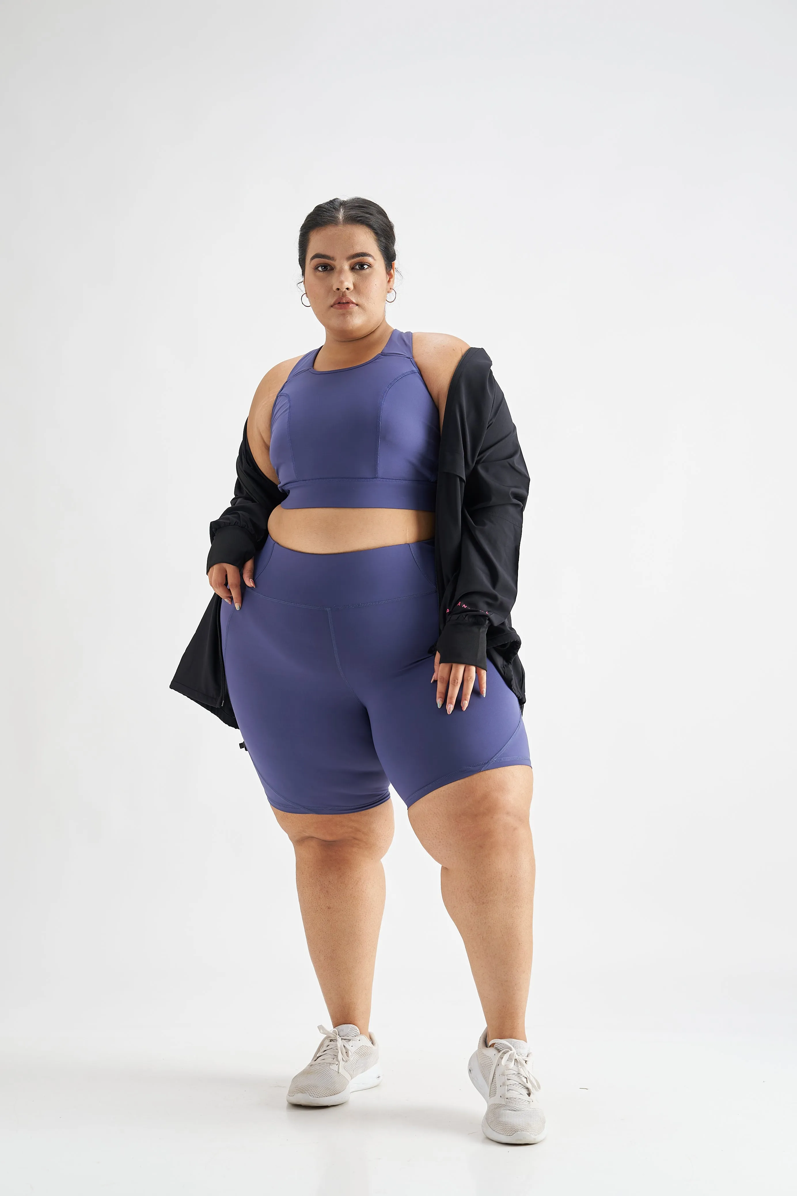 Core Biker Shorts: Indigo