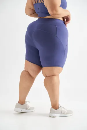 Core Biker Shorts: Indigo