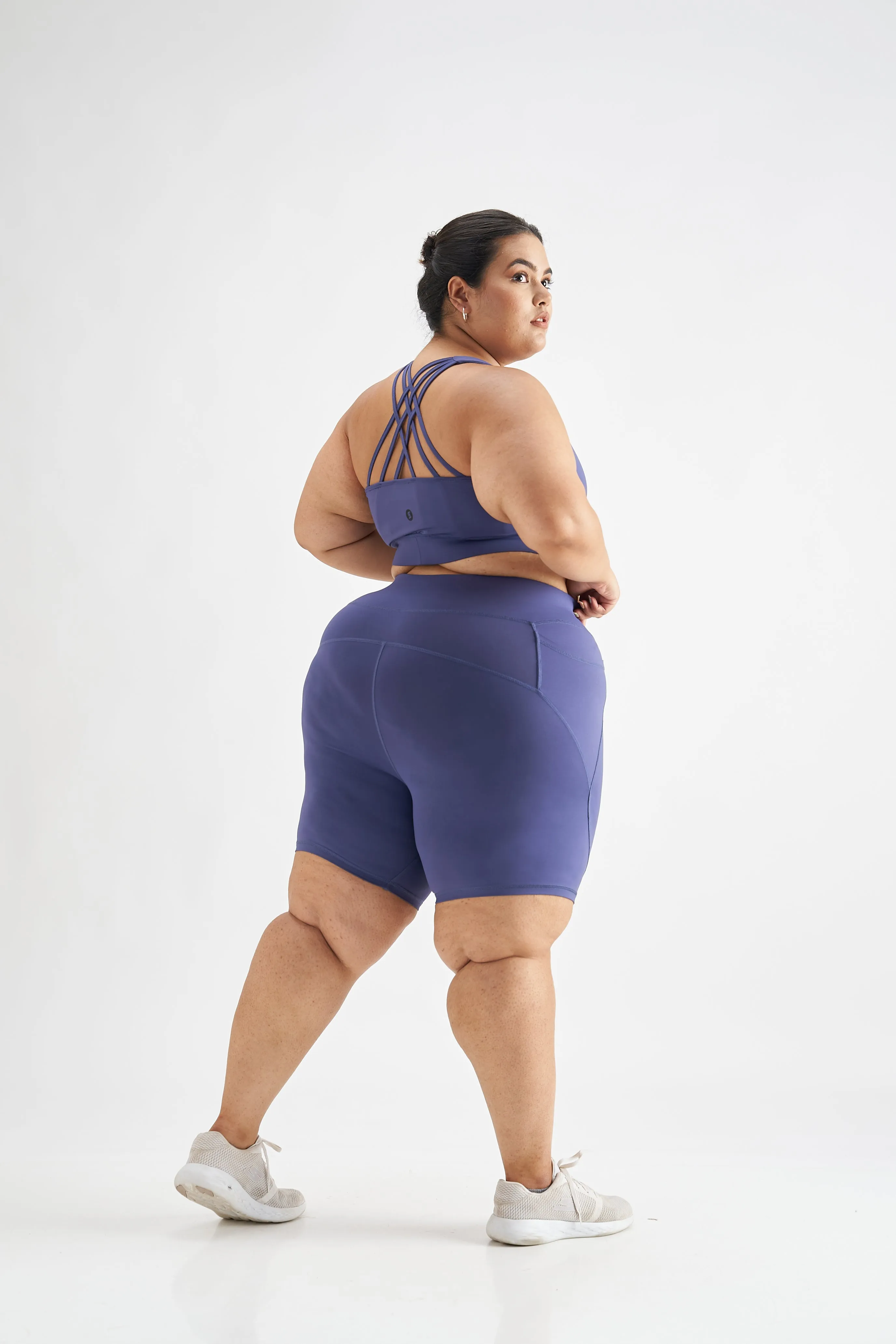Core Biker Shorts: Indigo
