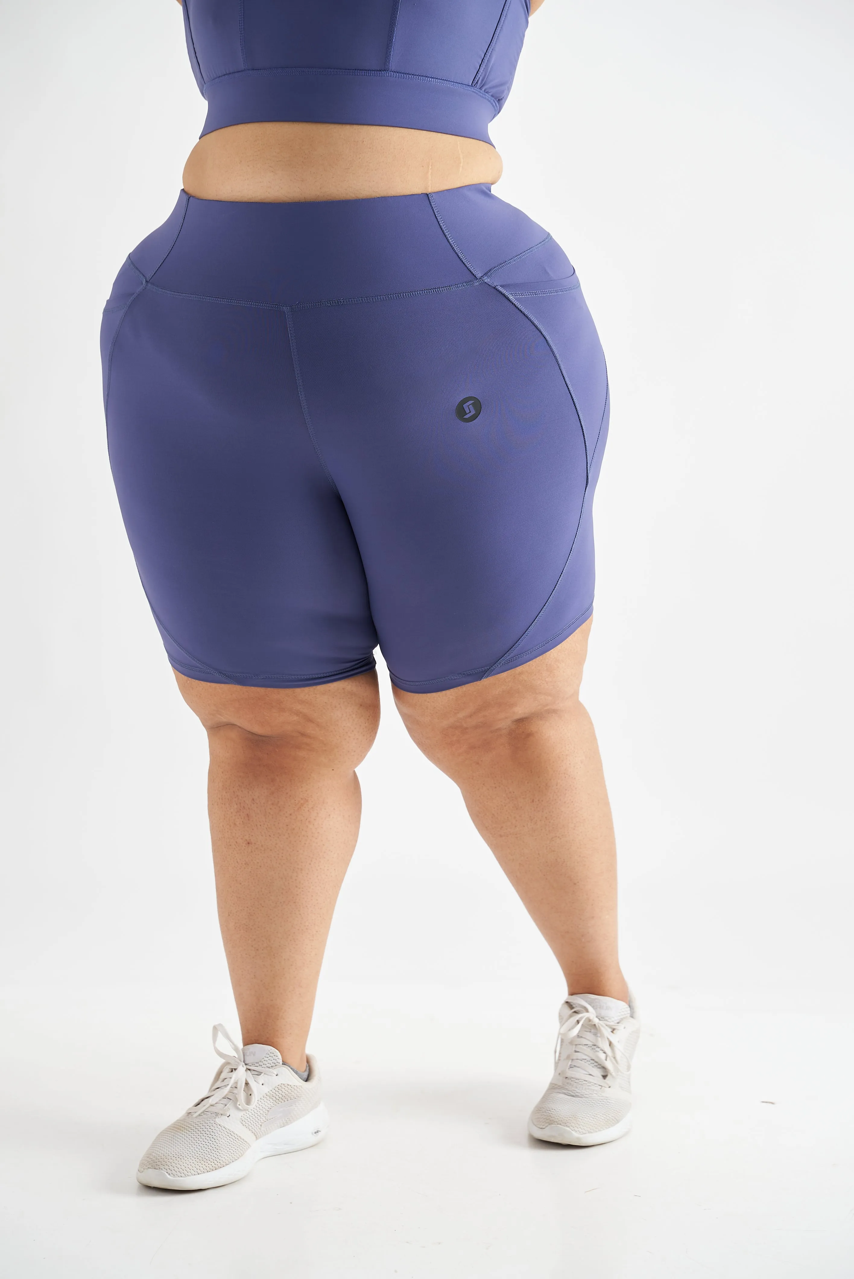 Core Biker Shorts: Indigo