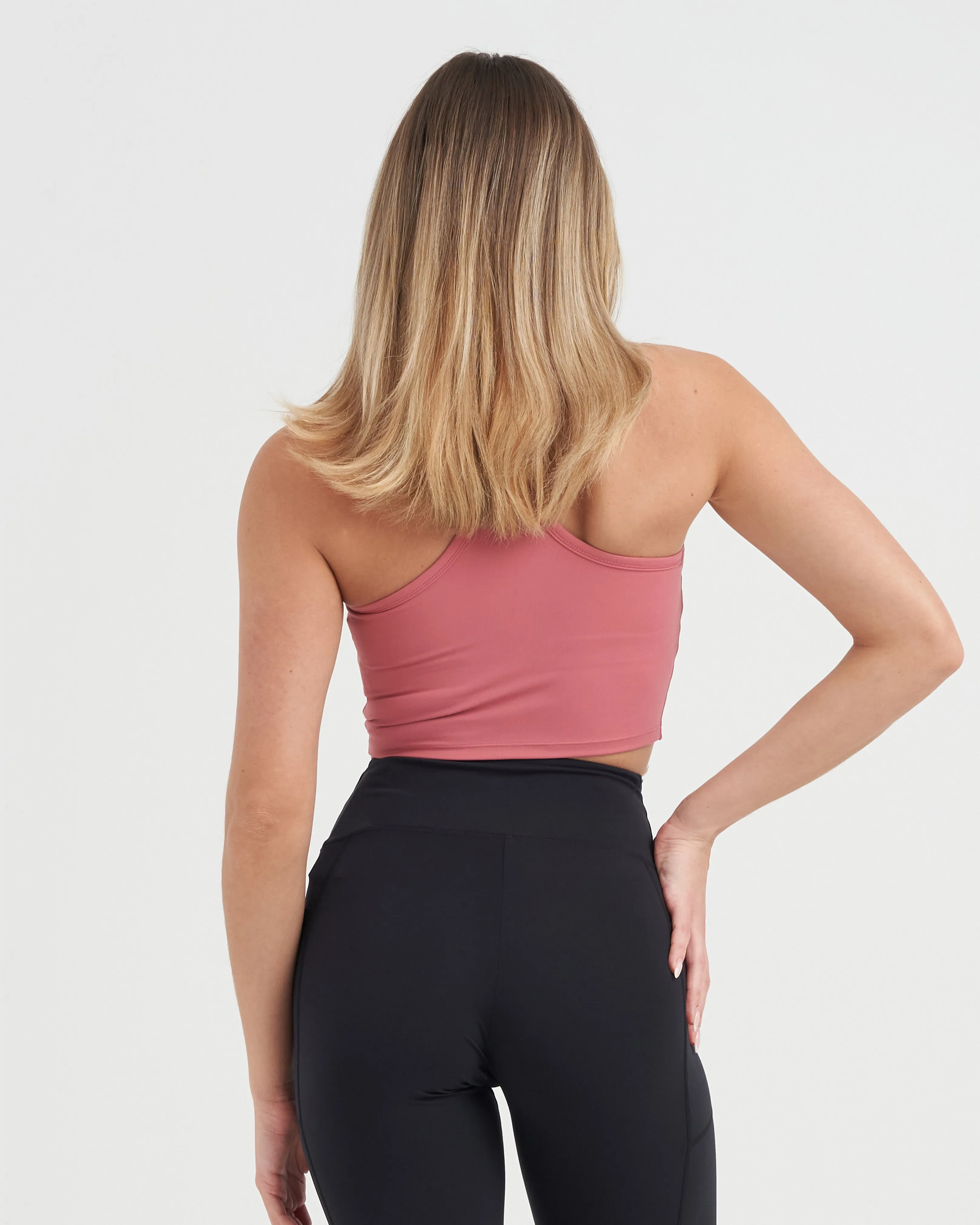 Core Trainer Steph Active Crop Light Burgundy