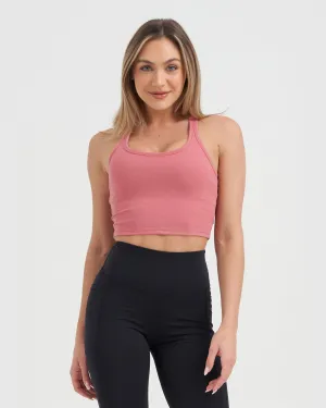 Core Trainer Steph Active Crop Light Burgundy