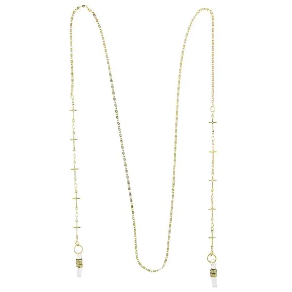 Cross Link Eyeglass Holder Chain
