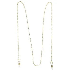 Cross Link Eyeglass Holder Chain