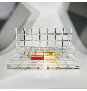 Crystal Clear Acrylic Clutch Bag