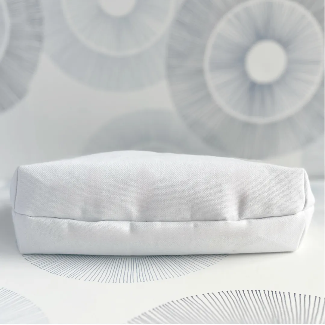 Curvy Canvas Cosmetic Bag - Brow and Coffee Game Strong