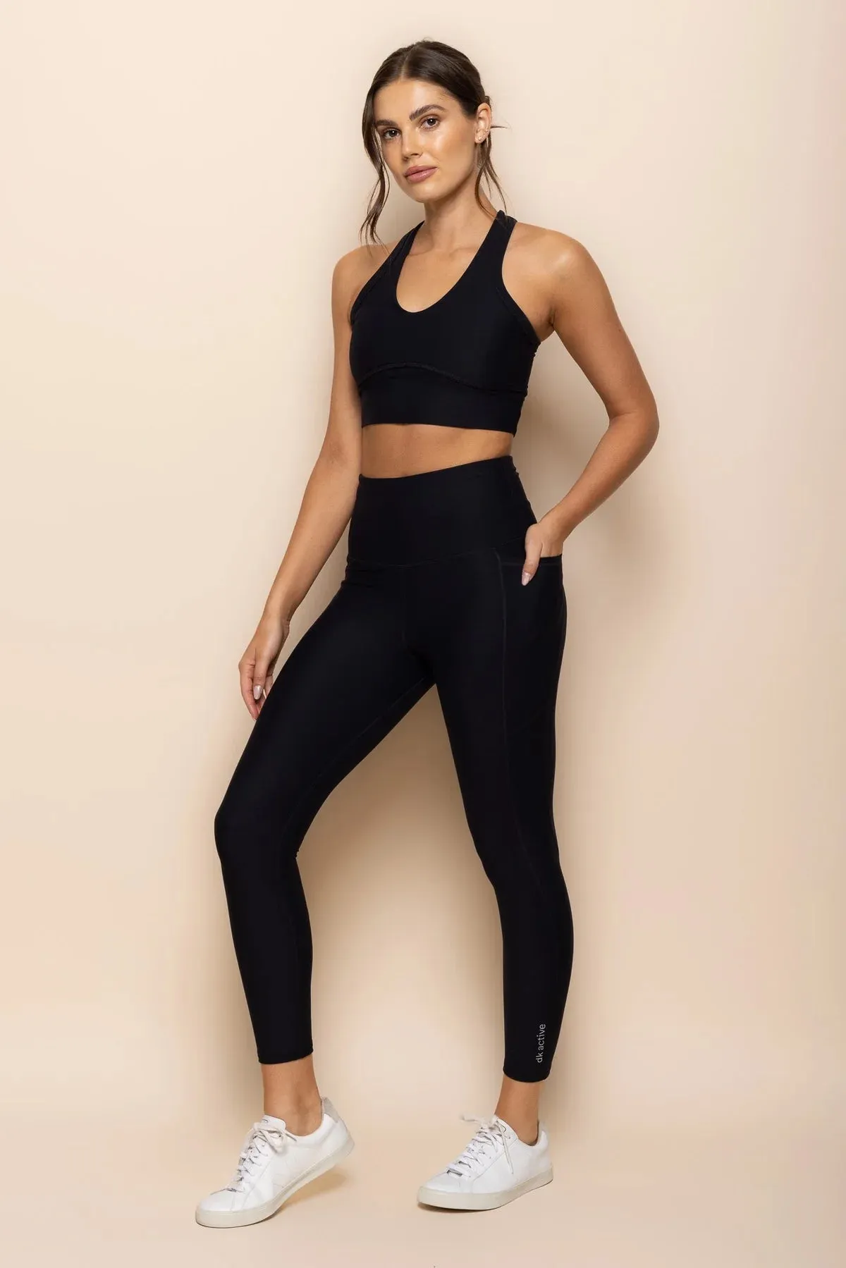 D K ACTIVE EVOLVE 7/8 TIGHT BLACK