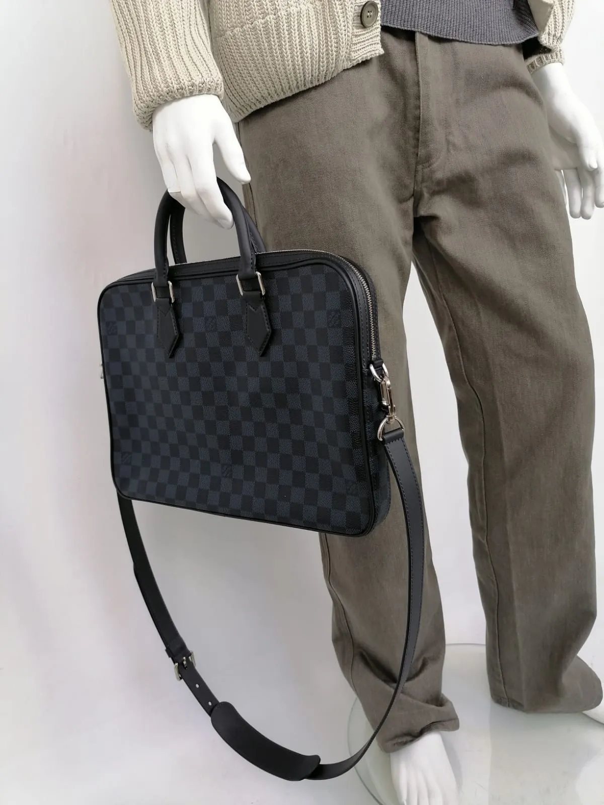 Dandy Briefcase Damier Cobalt