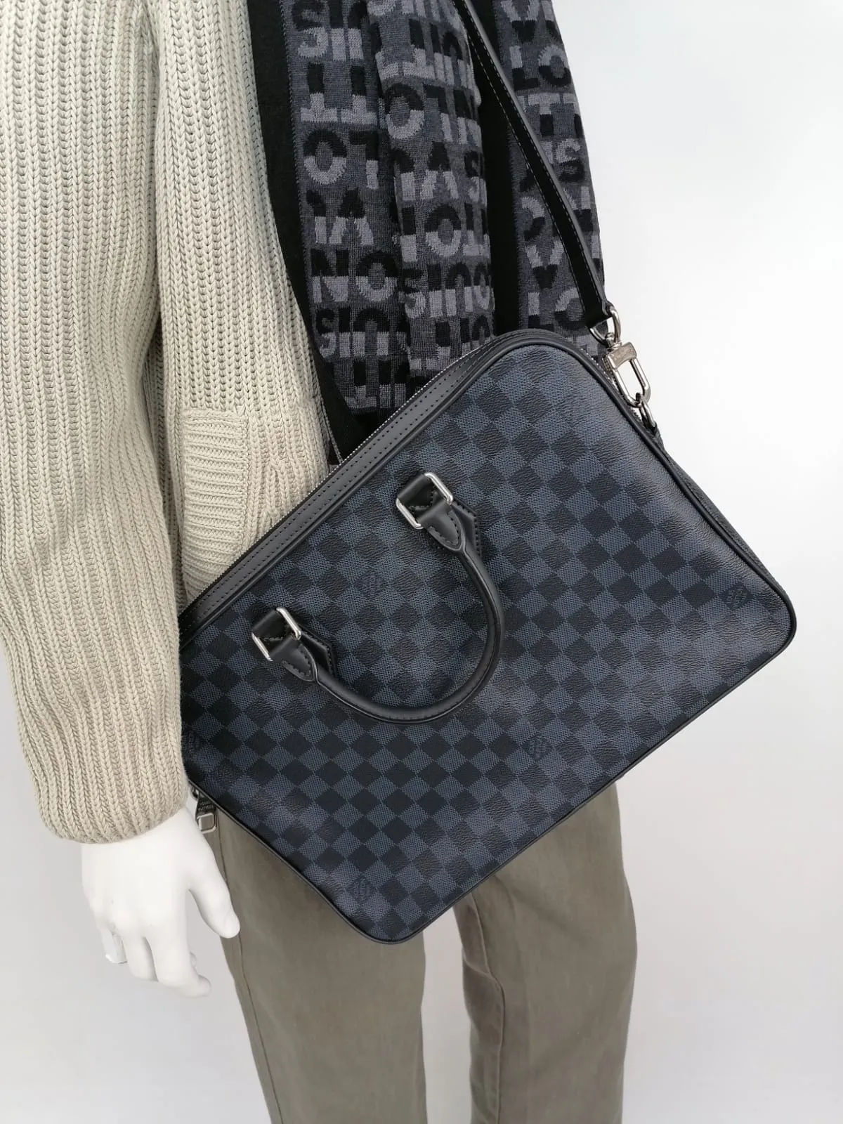 Dandy Briefcase Damier Cobalt