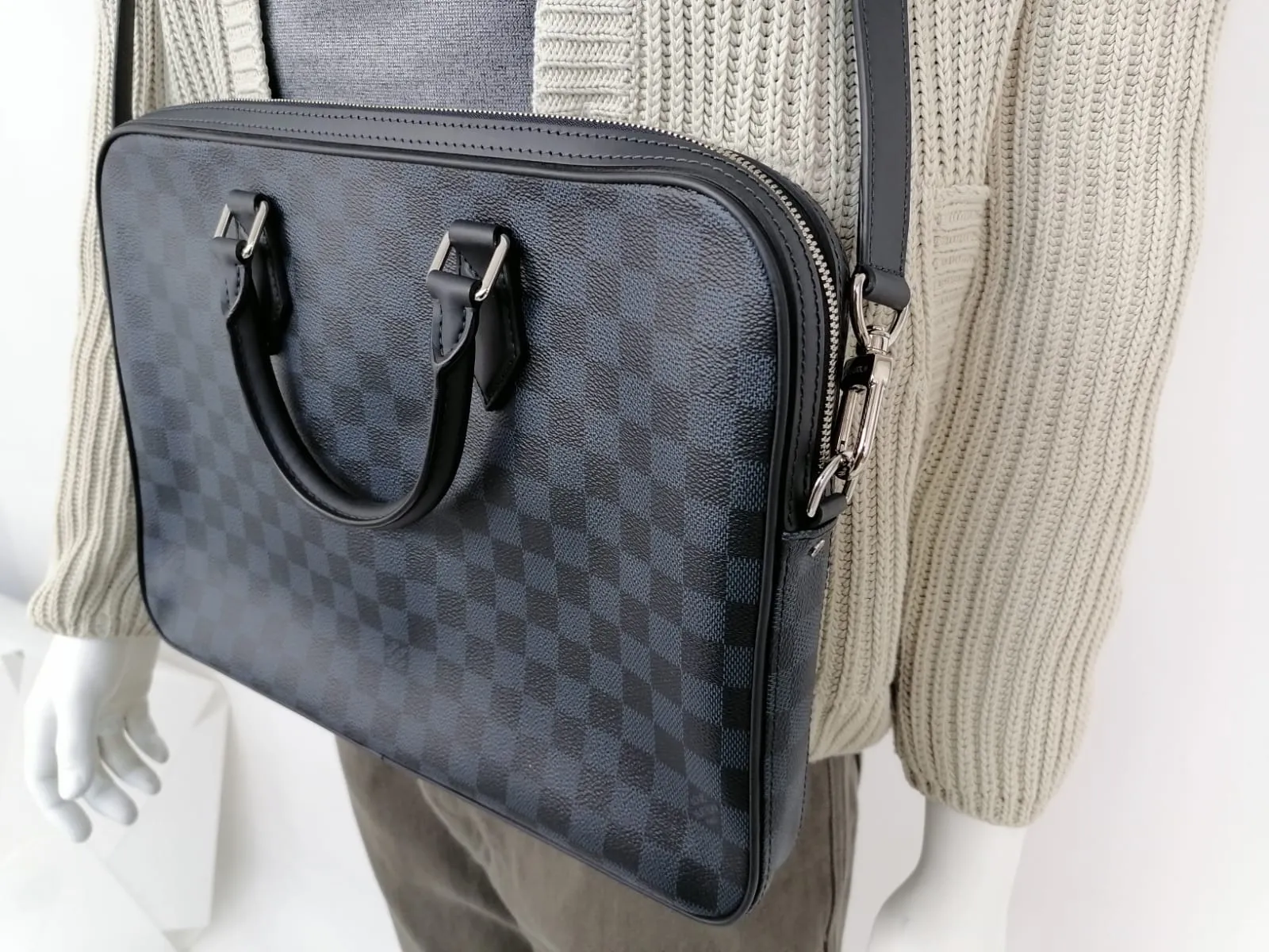 Dandy Briefcase Damier Cobalt