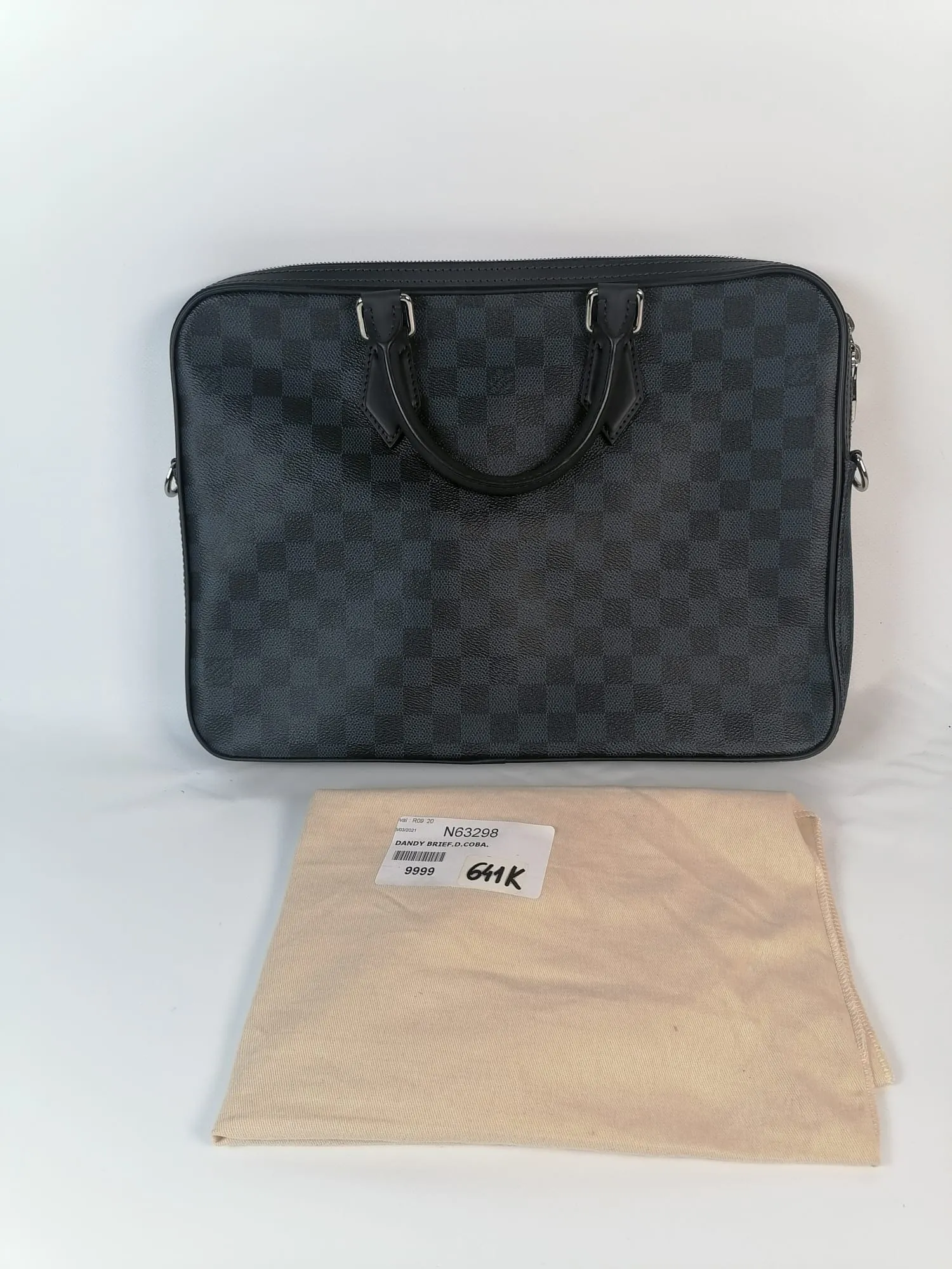 Dandy Briefcase Damier Cobalt