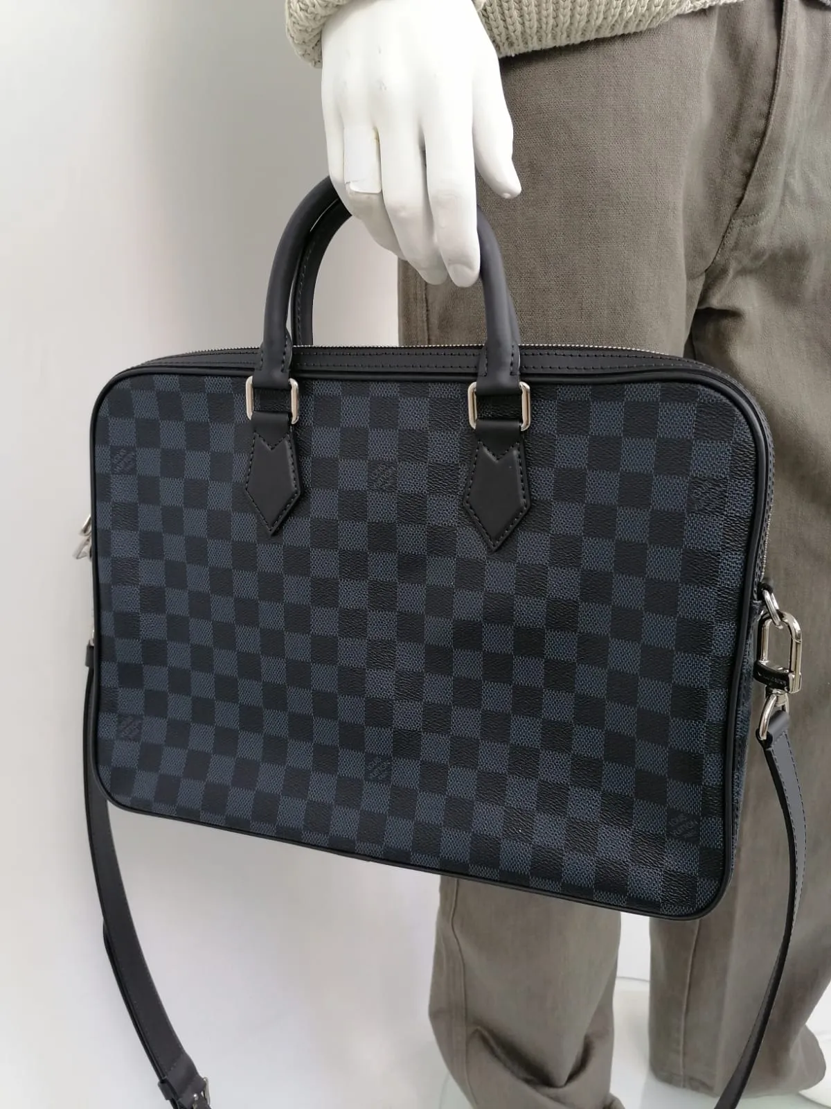 Dandy Briefcase Damier Cobalt