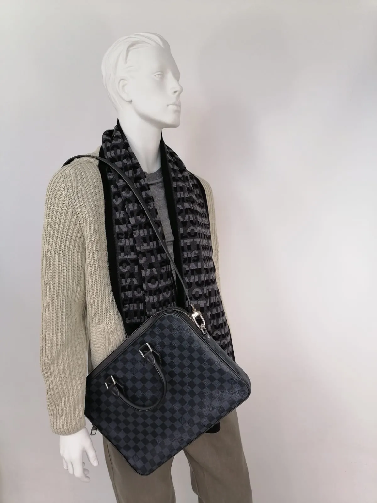 Dandy Briefcase Damier Cobalt