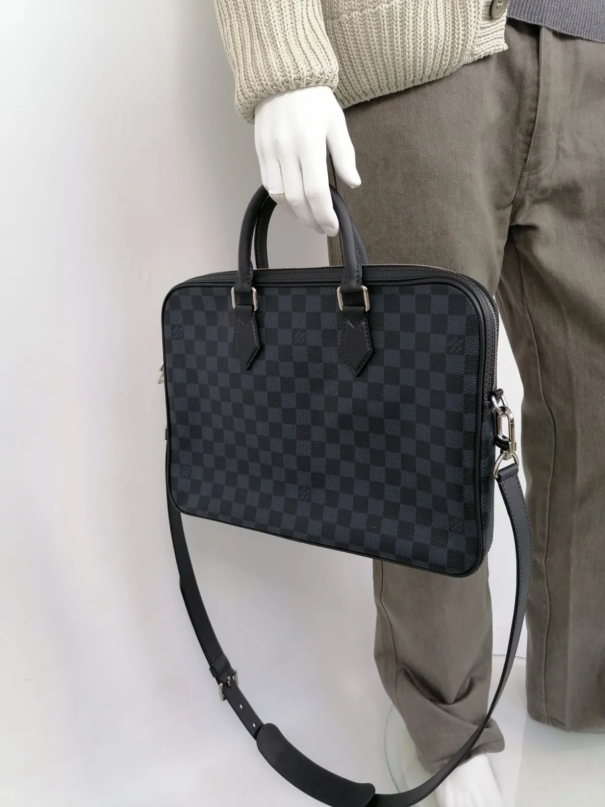 Dandy Briefcase Damier Cobalt