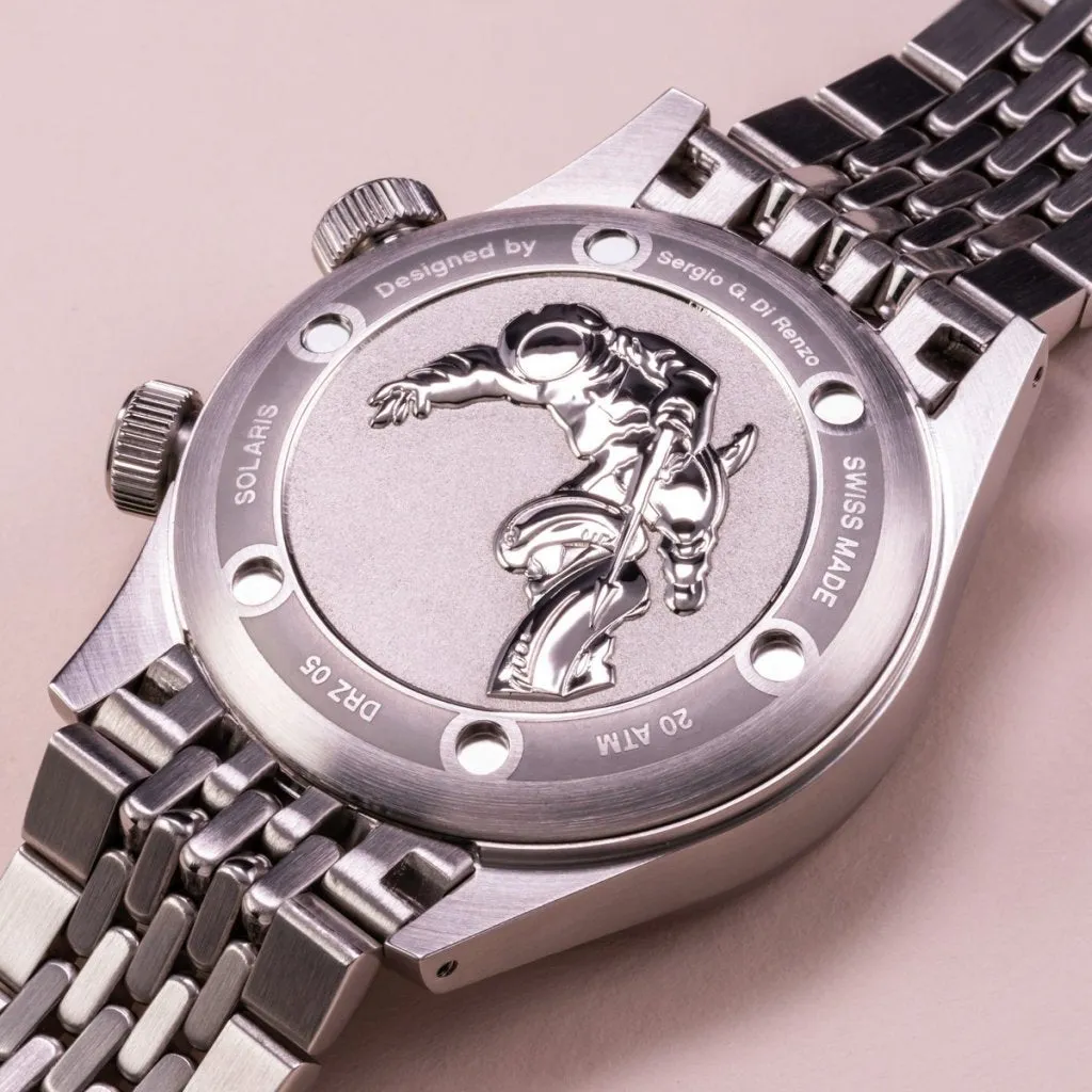 Direnzo DRZ05 Solaris - Burgundy&nbsp;Red with&nbsp;Date (Swiss&nbsp;Made)
