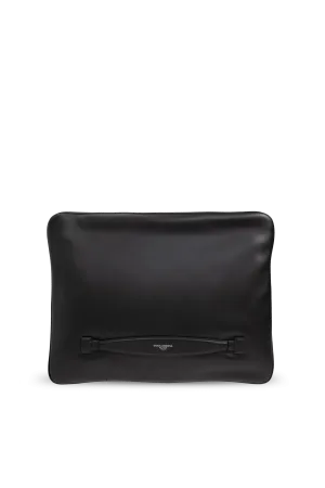 Dolce & Gabbana Leather Briefcase in BLACK - UNI