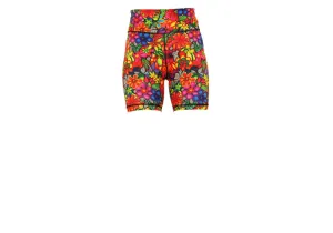 Doodle Blooms Mid Shorts with pockets