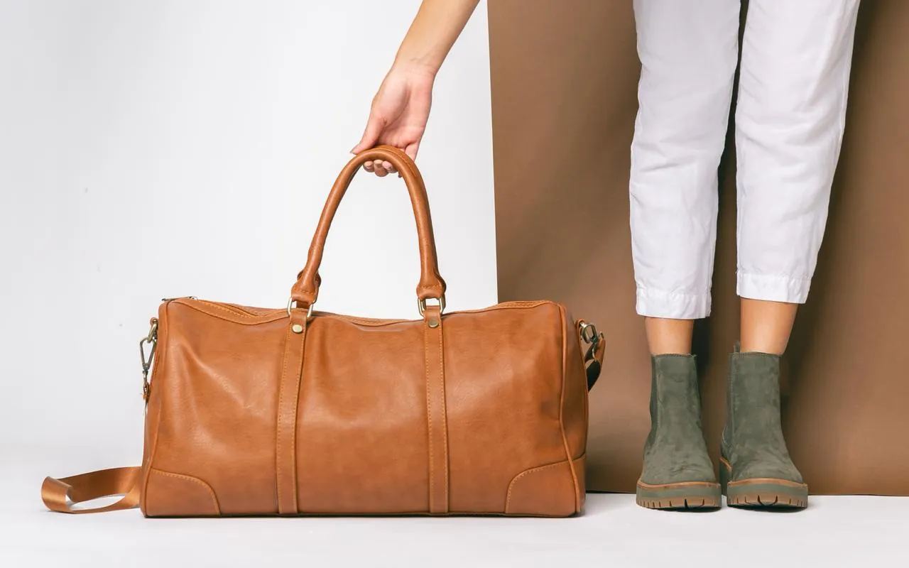 Duffle Bag Leather Brown