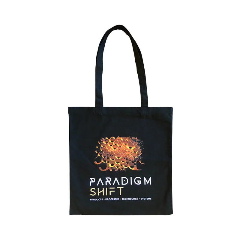 ECV-08 Black Canvas Cotton Promotional Bag