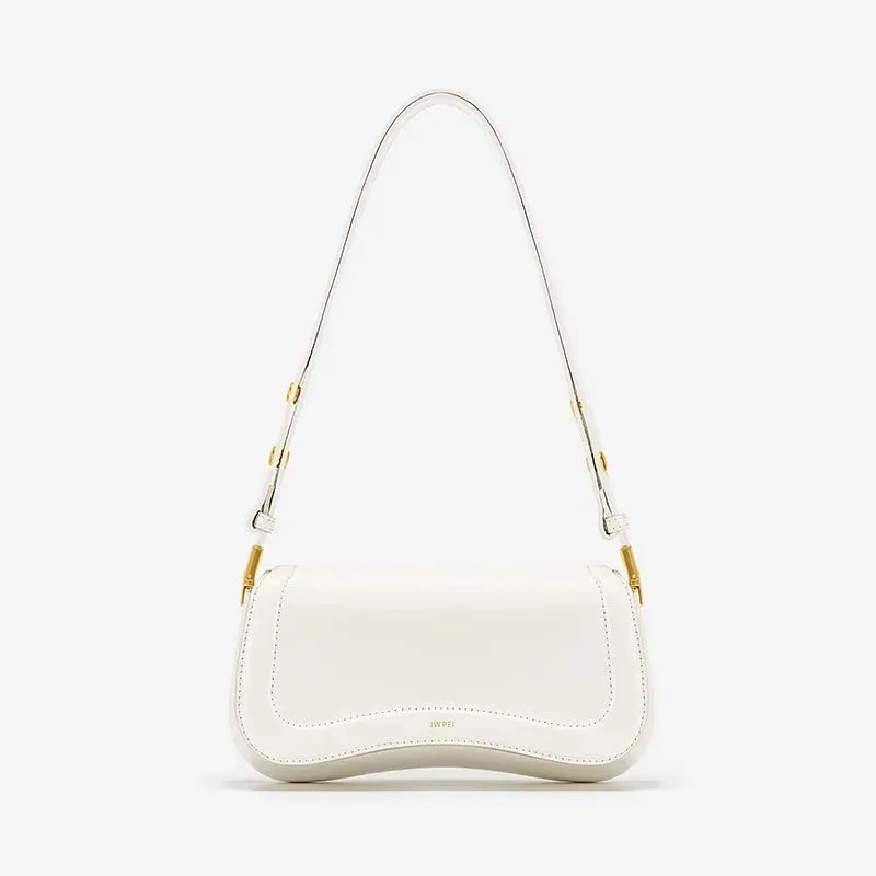 Elegant Crossbody Bag with Sleek Minimalist Design Retro Underarm Saddle Handbag
