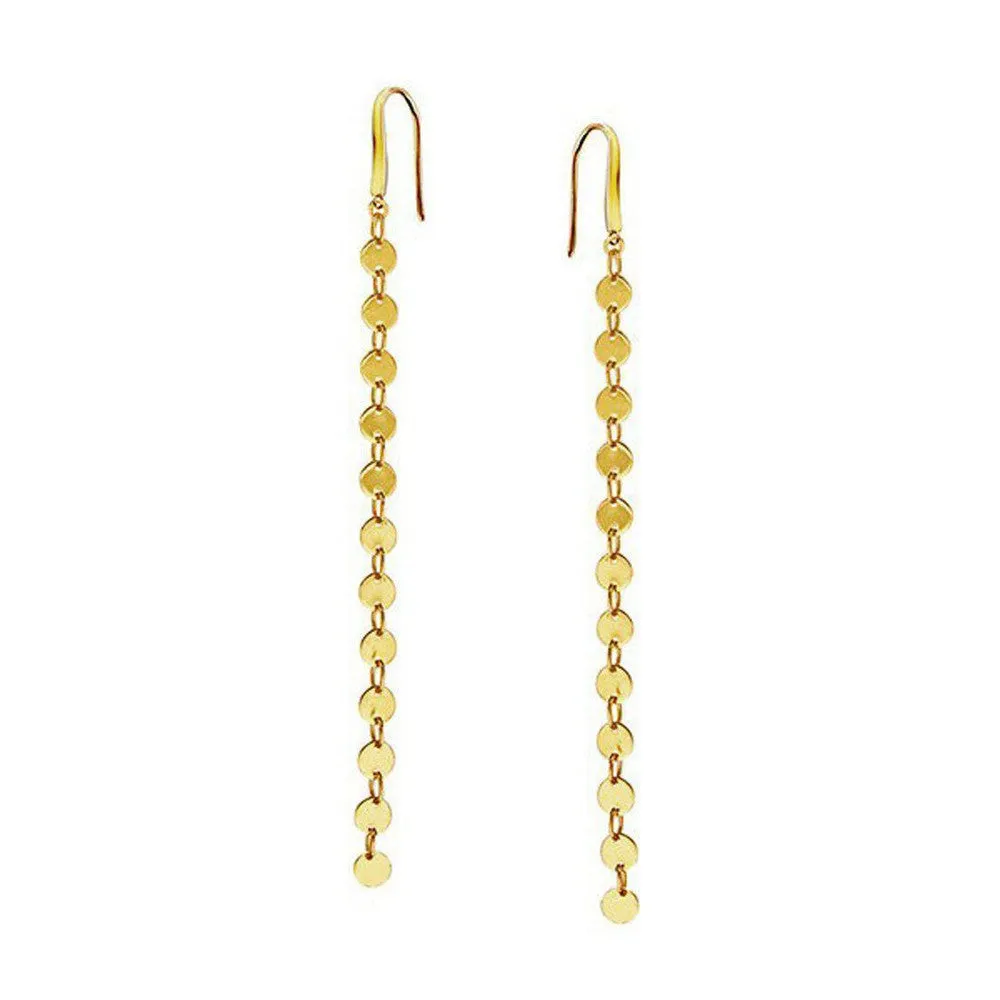 Elite Disc Chain Earring