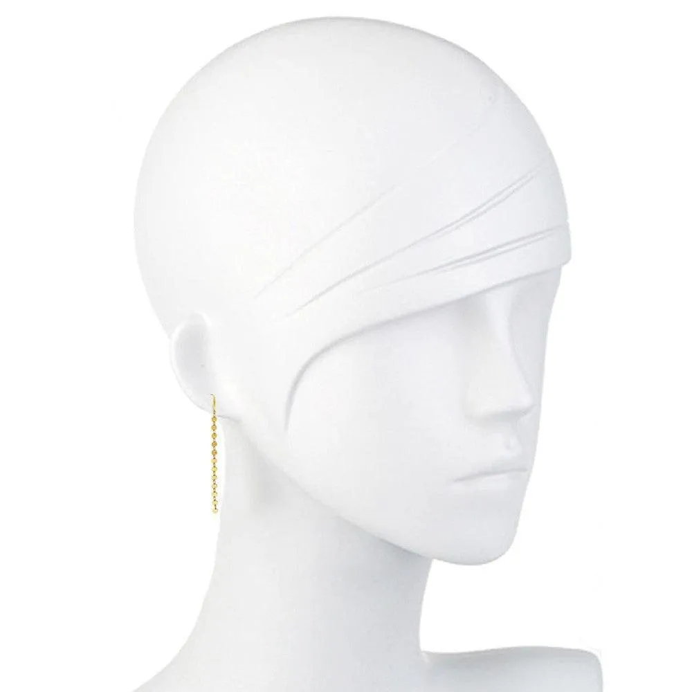 Elite Disc Chain Earring
