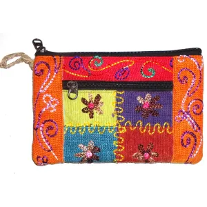 Embroidered Clutch Purse - Large