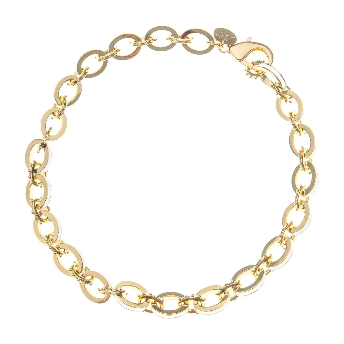 Enamel Chunky Chain Necklace