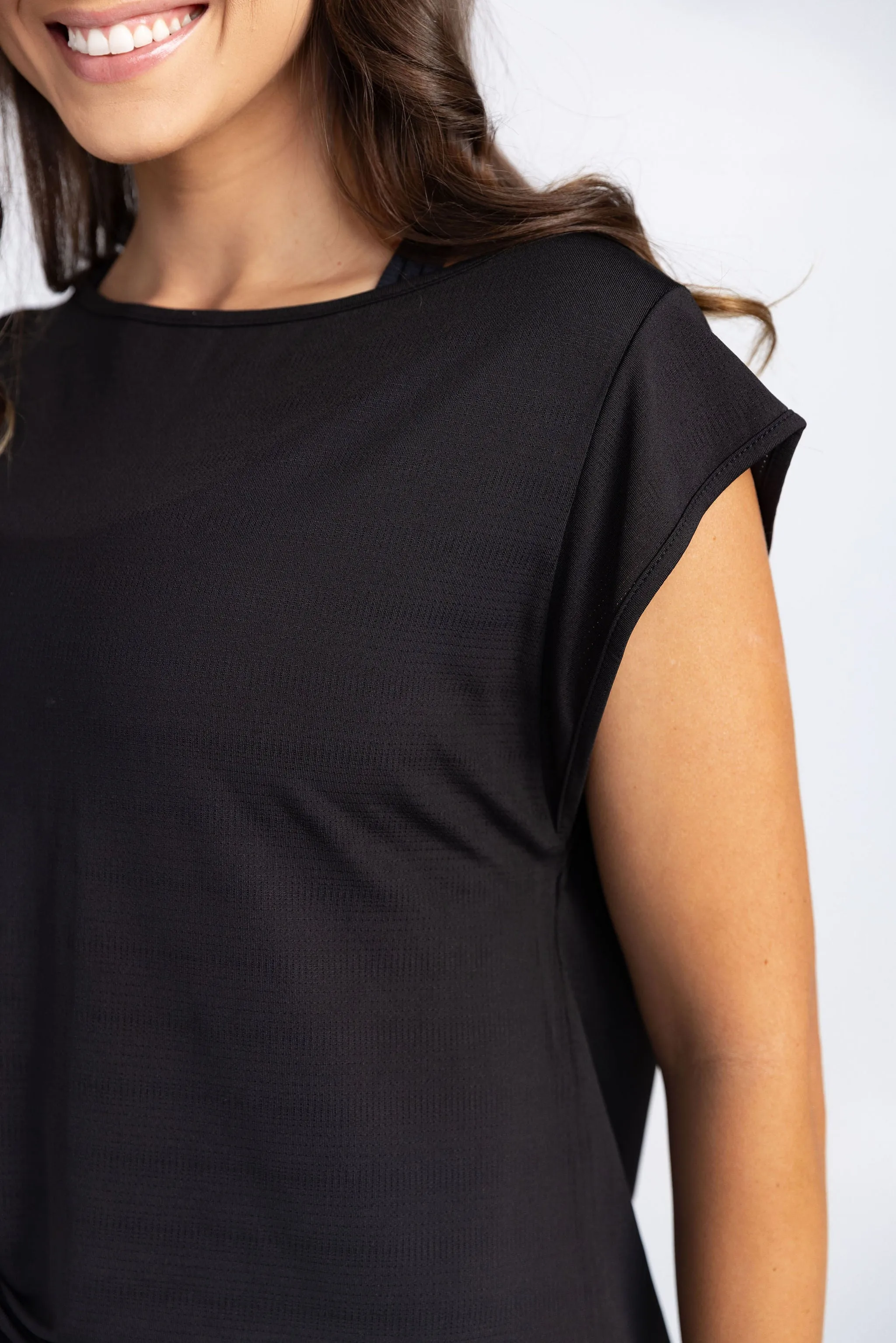 Essential Lightweight Workout Tee - Black