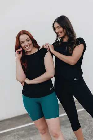 Essential Lightweight Workout Tee - Black