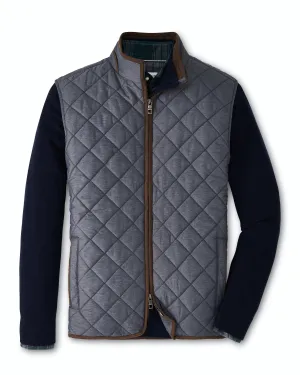 Essex Quilted Travel Vest in Iron