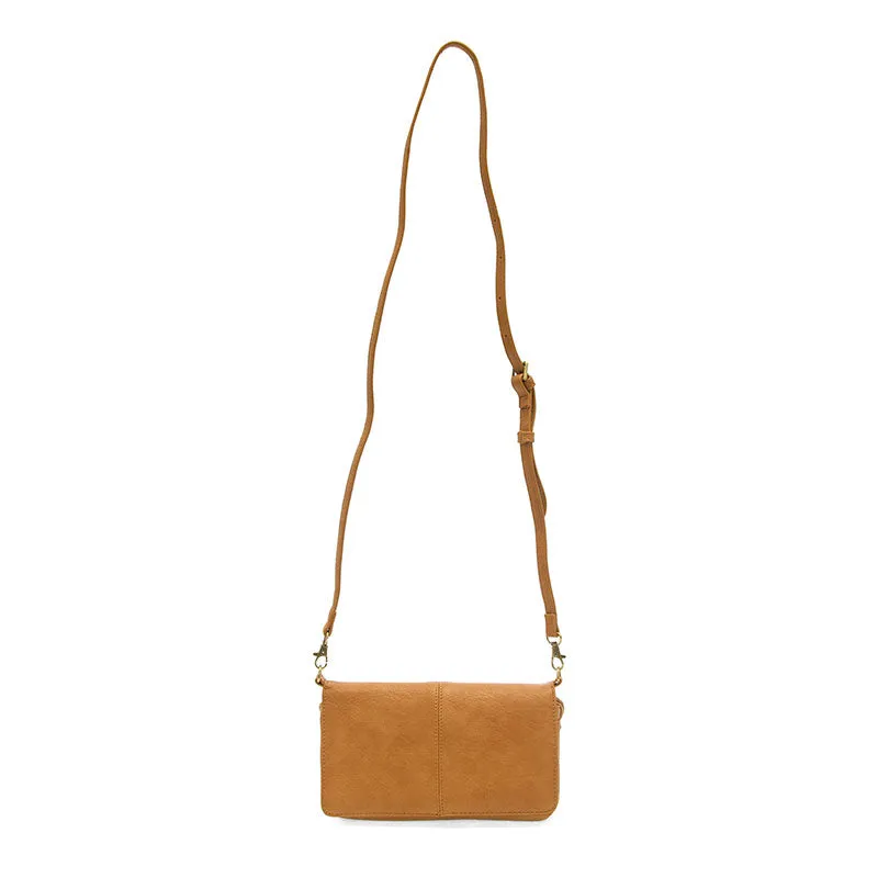 Everly Organizer Flap Crossbody in Mid Tan