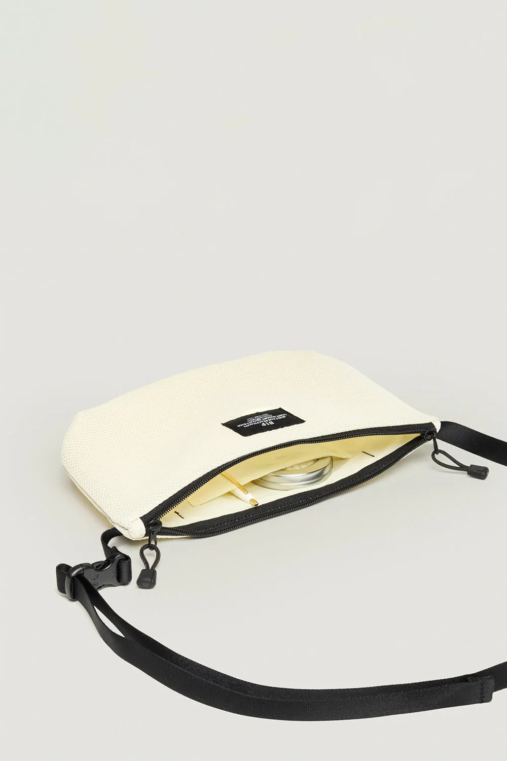 Fannypack Crossbody, Mesh Ivory