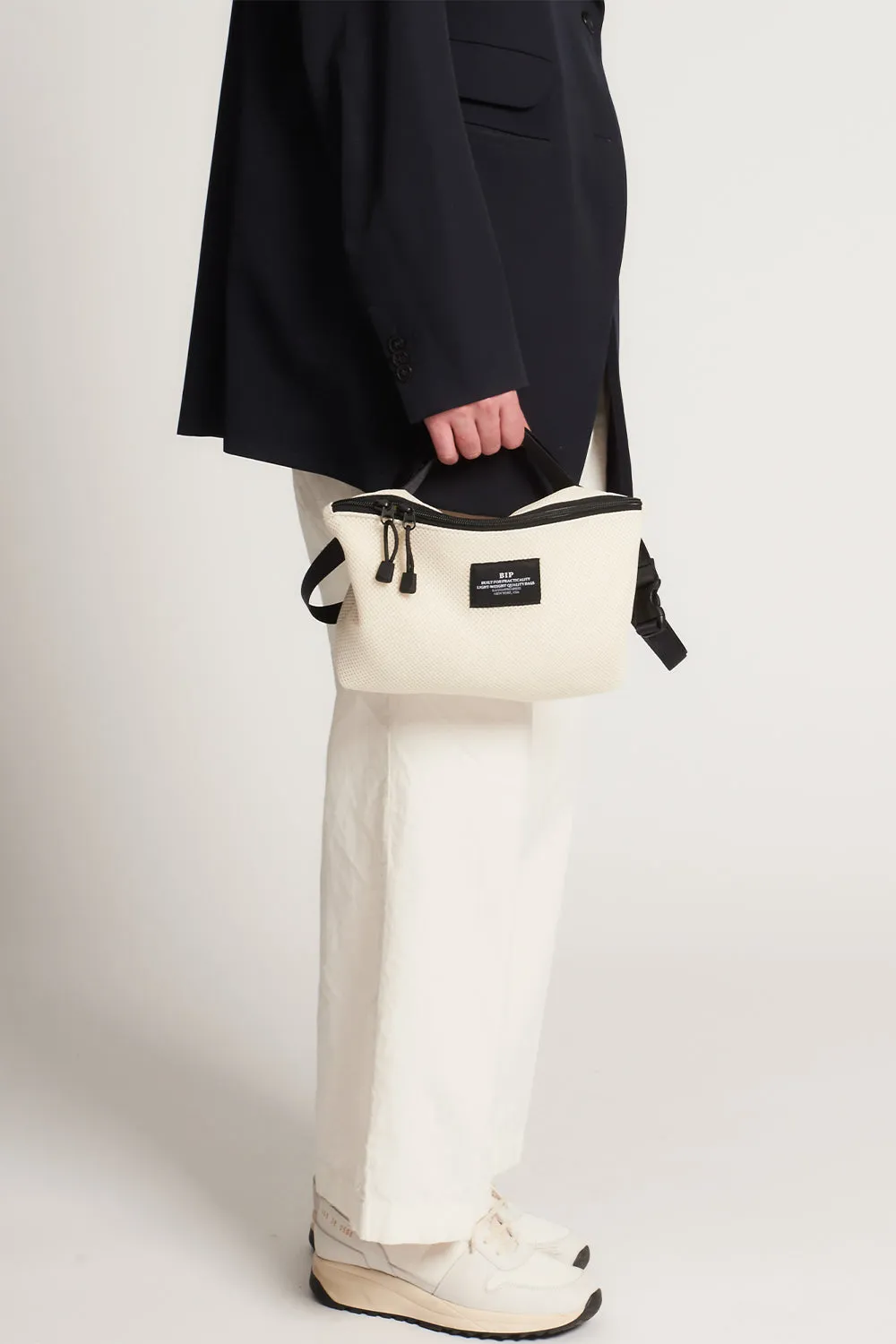 Fannypack Crossbody, Mesh Ivory