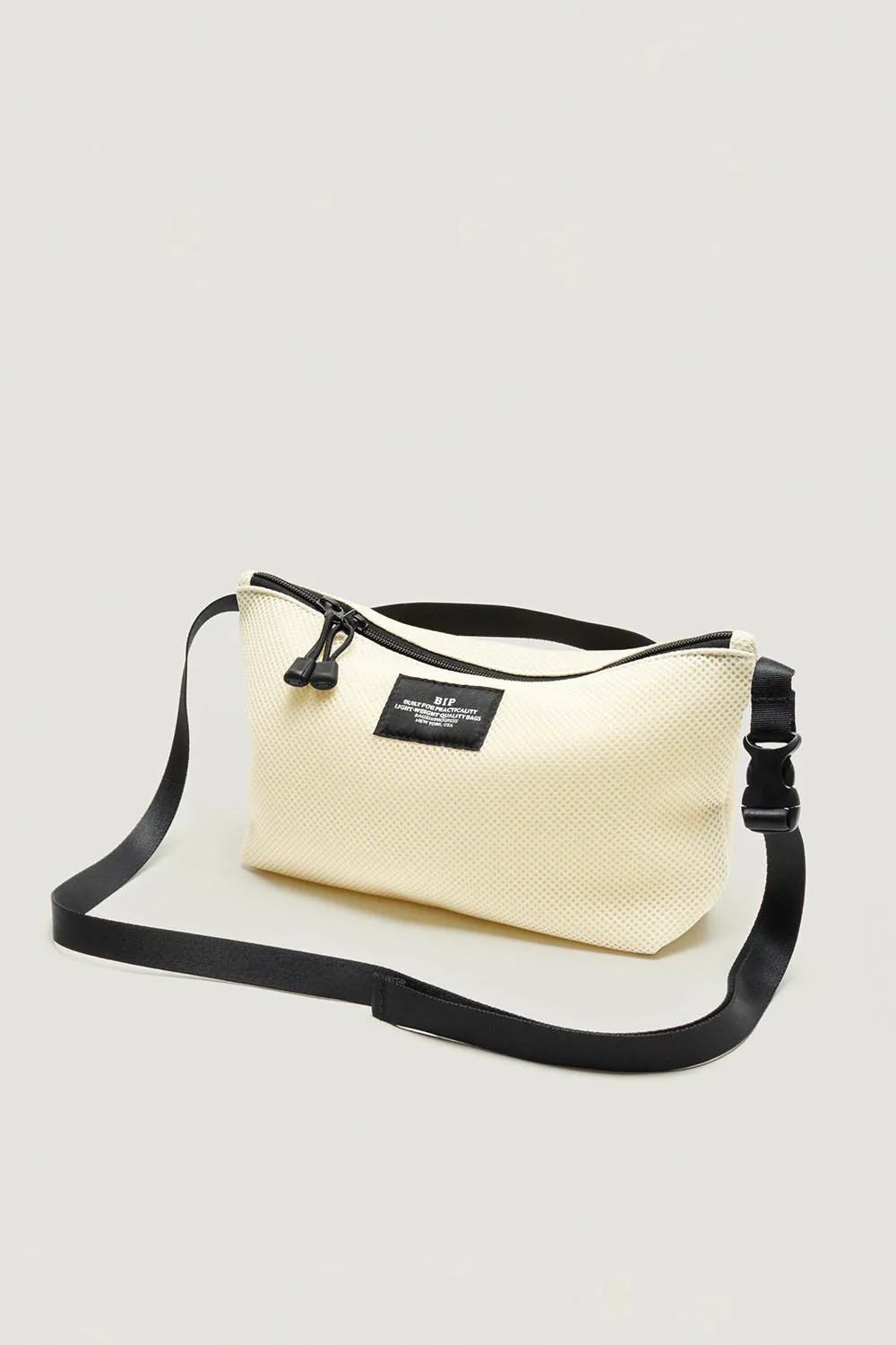Fannypack Crossbody, Mesh Ivory