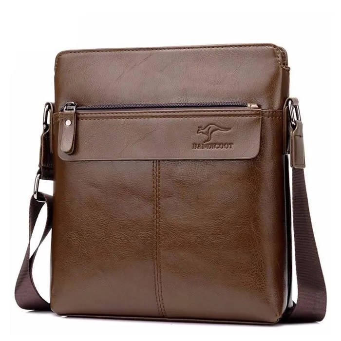 Fashion Simple Business Men Briefcase Bag Leather Laptop Bag Casual Man Bag Fashion Shoulder Bags
