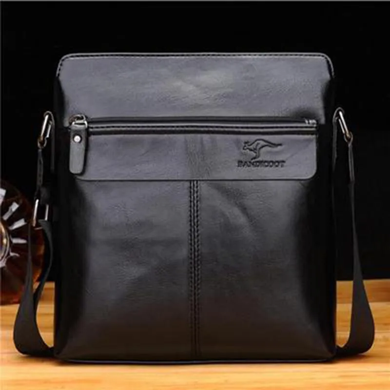 Fashion Simple Business Men Briefcase Bag Leather Laptop Bag Casual Man Bag Fashion Shoulder Bags