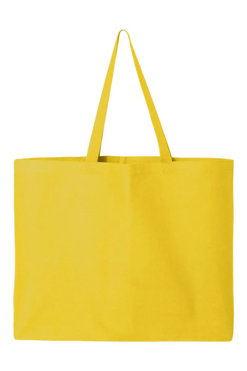 Faux Patchwork Strawberry Canvas Jumbo Tote