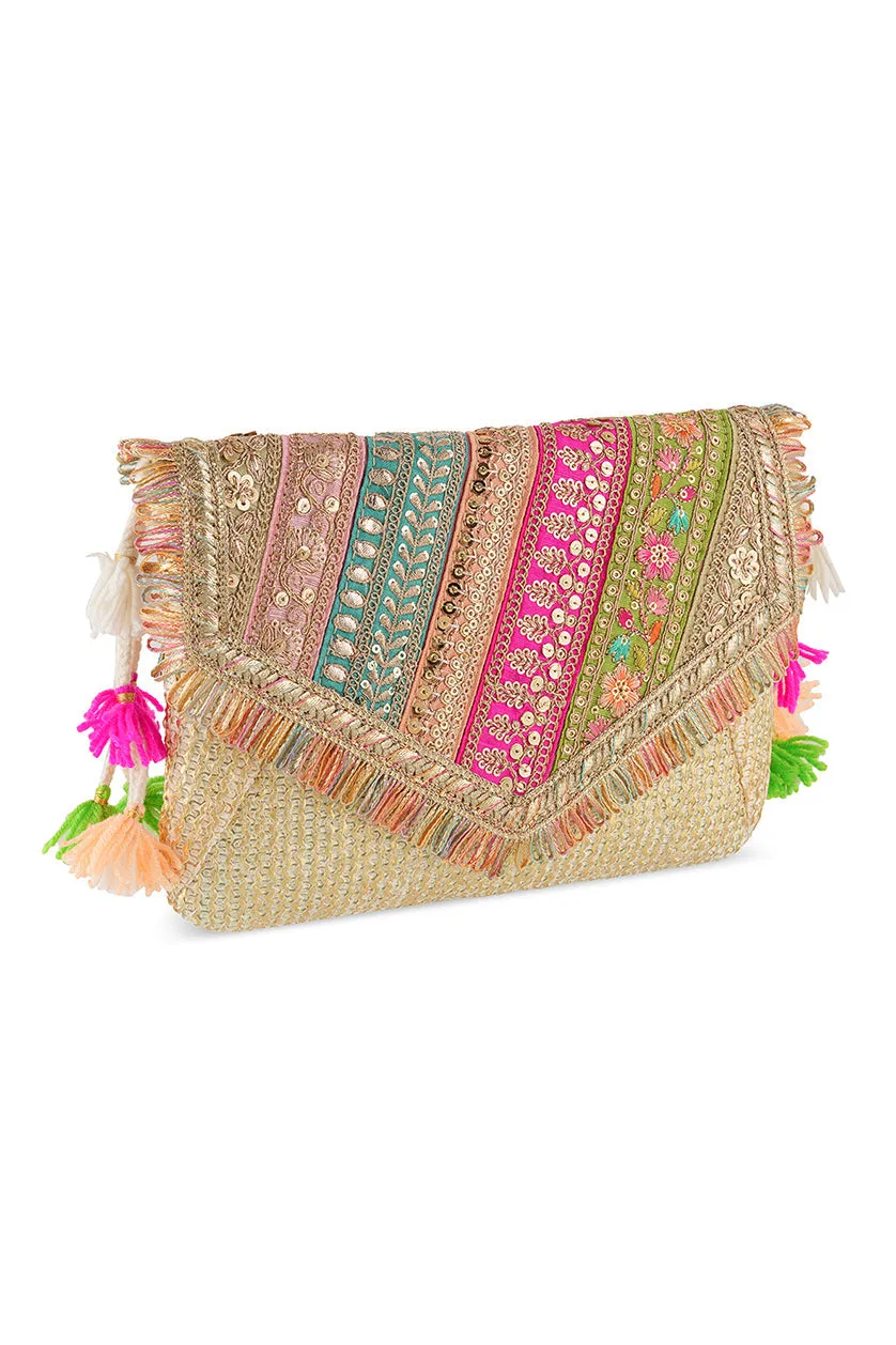Festive Vee Border Bags Pastel