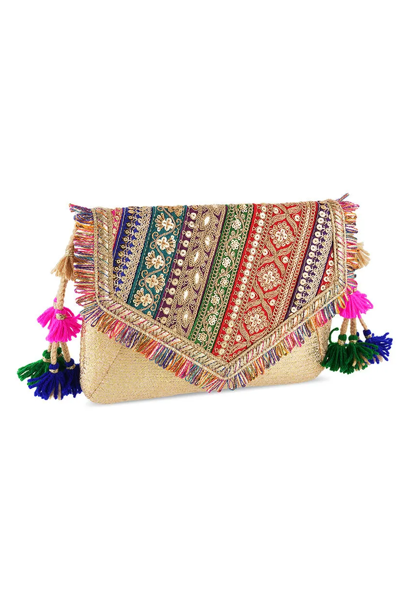 Festive Vee Border Bags Pastel