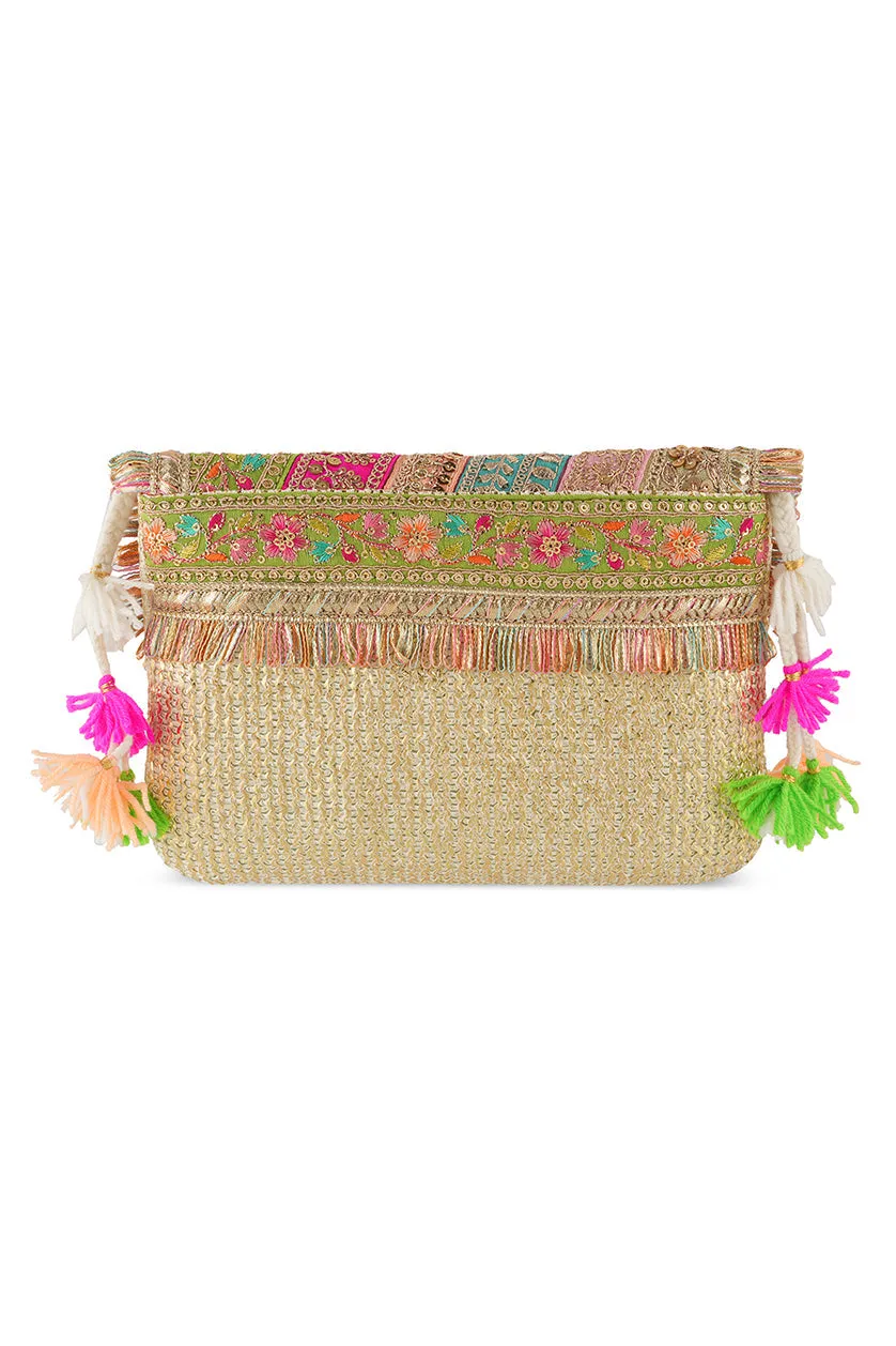 Festive Vee Border Bags Pastel