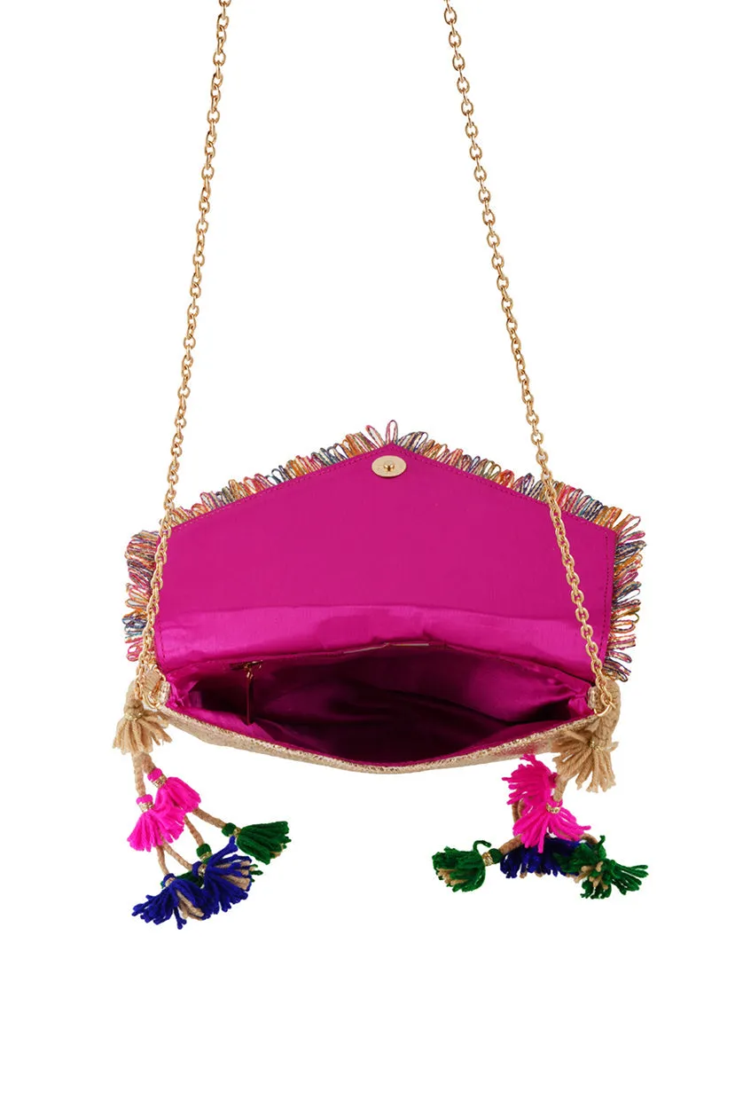 Festive Vee Border Bags Pastel