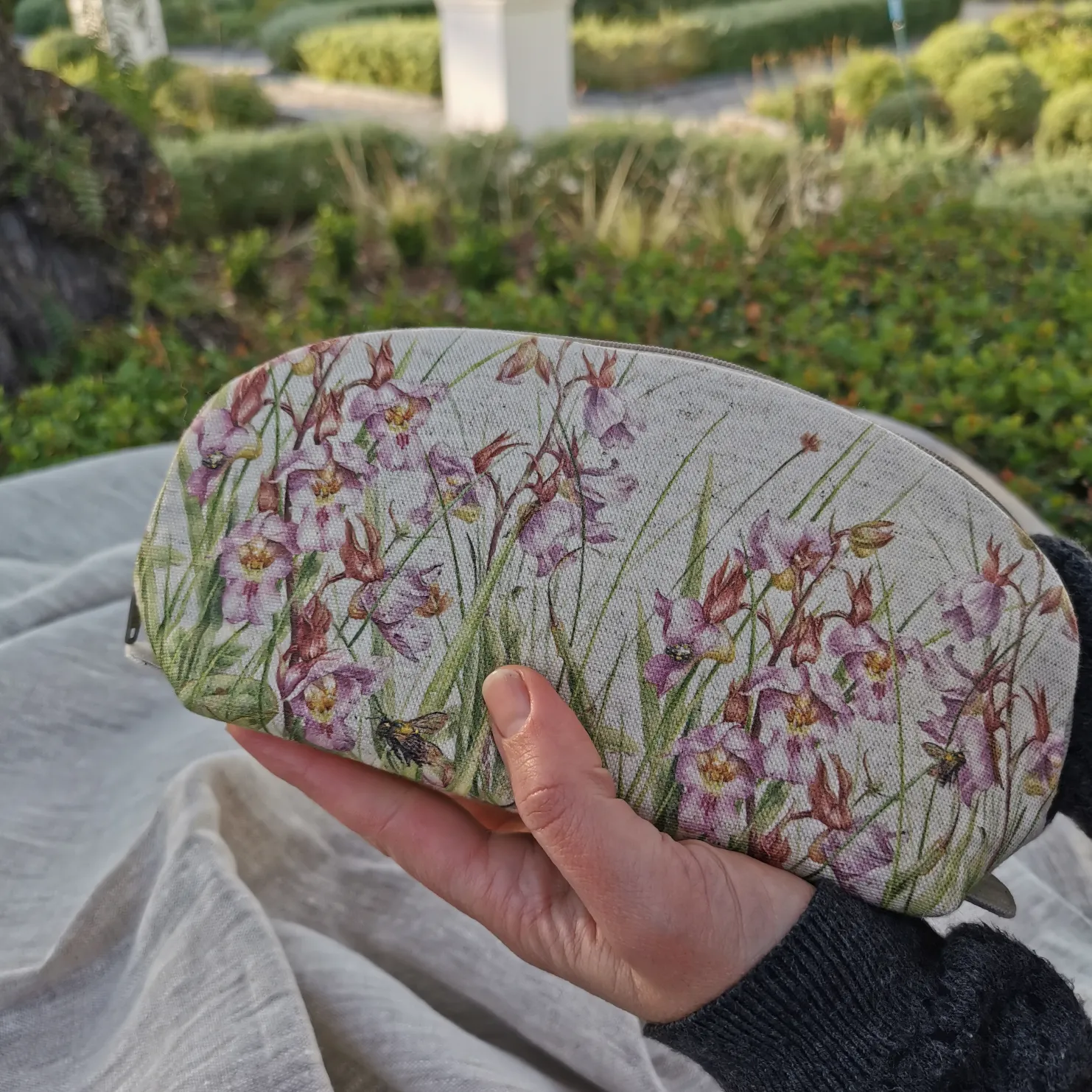 Field of Orchids Clutch Bag